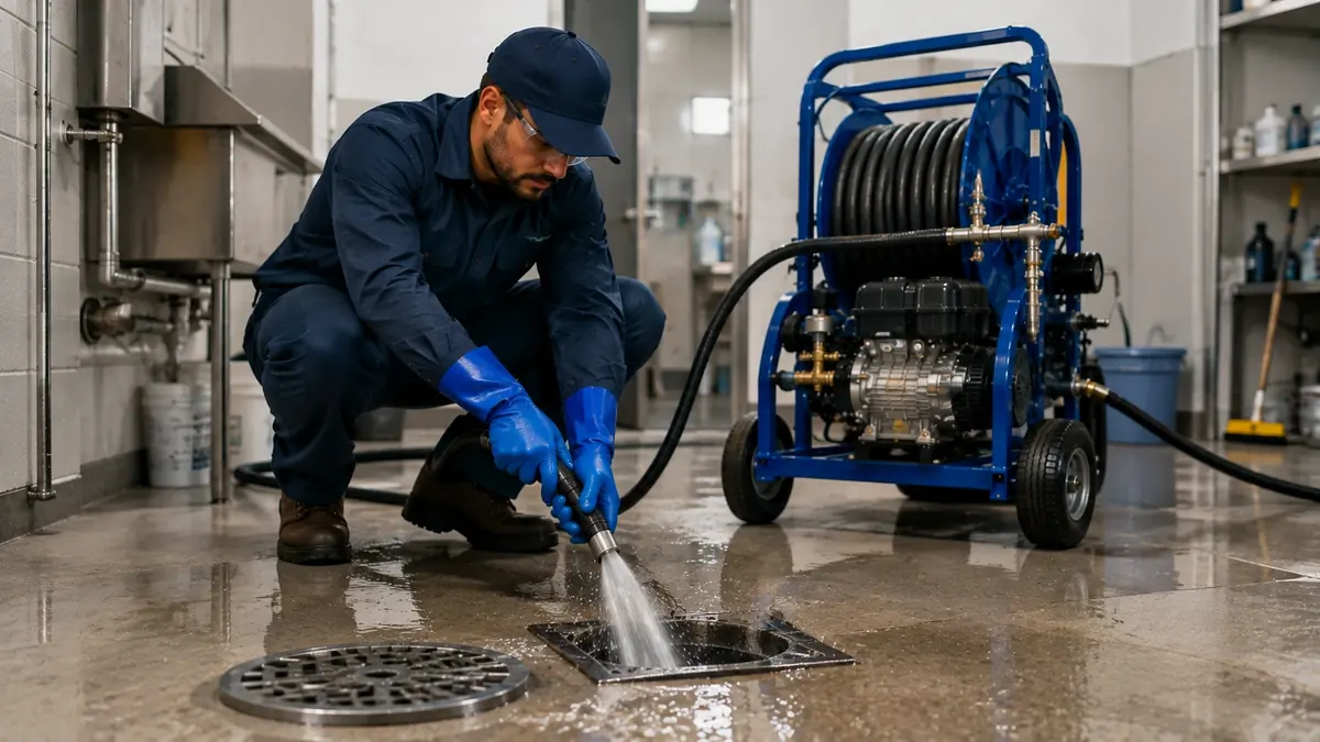 Floor Drain Hydro Jet Cleaning in Dillon Beach