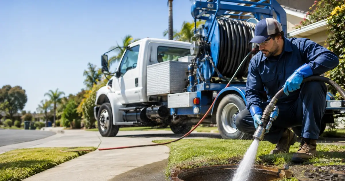 Hydro jet sewer cleaning Dillon Beach