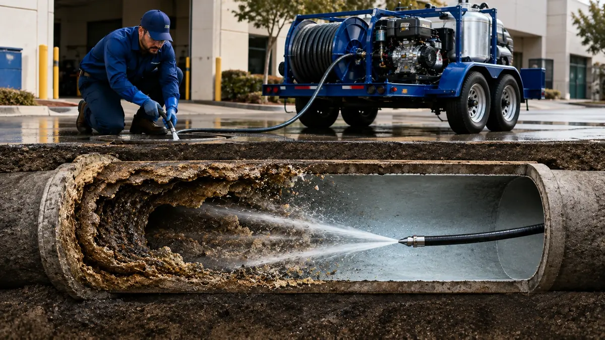 Sewer Pipe Descaling in Dillon Beach