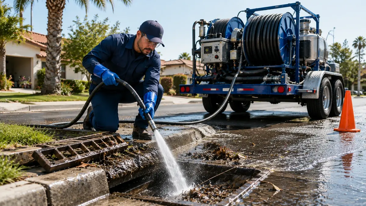 Storm Drain Hydro Jet Cleaning in Dillon Beach